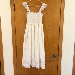 Natural Life White Eyelet Sundress